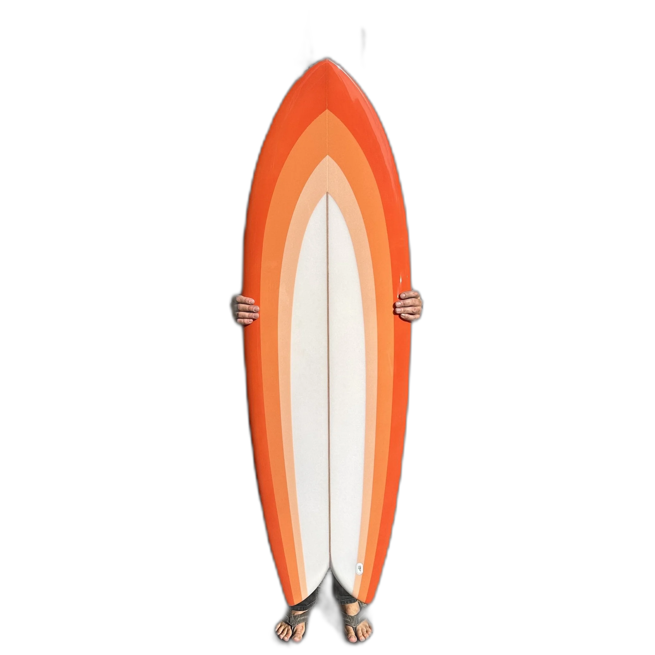 By Marsden Sufboards 5'5 keel Fin Fish