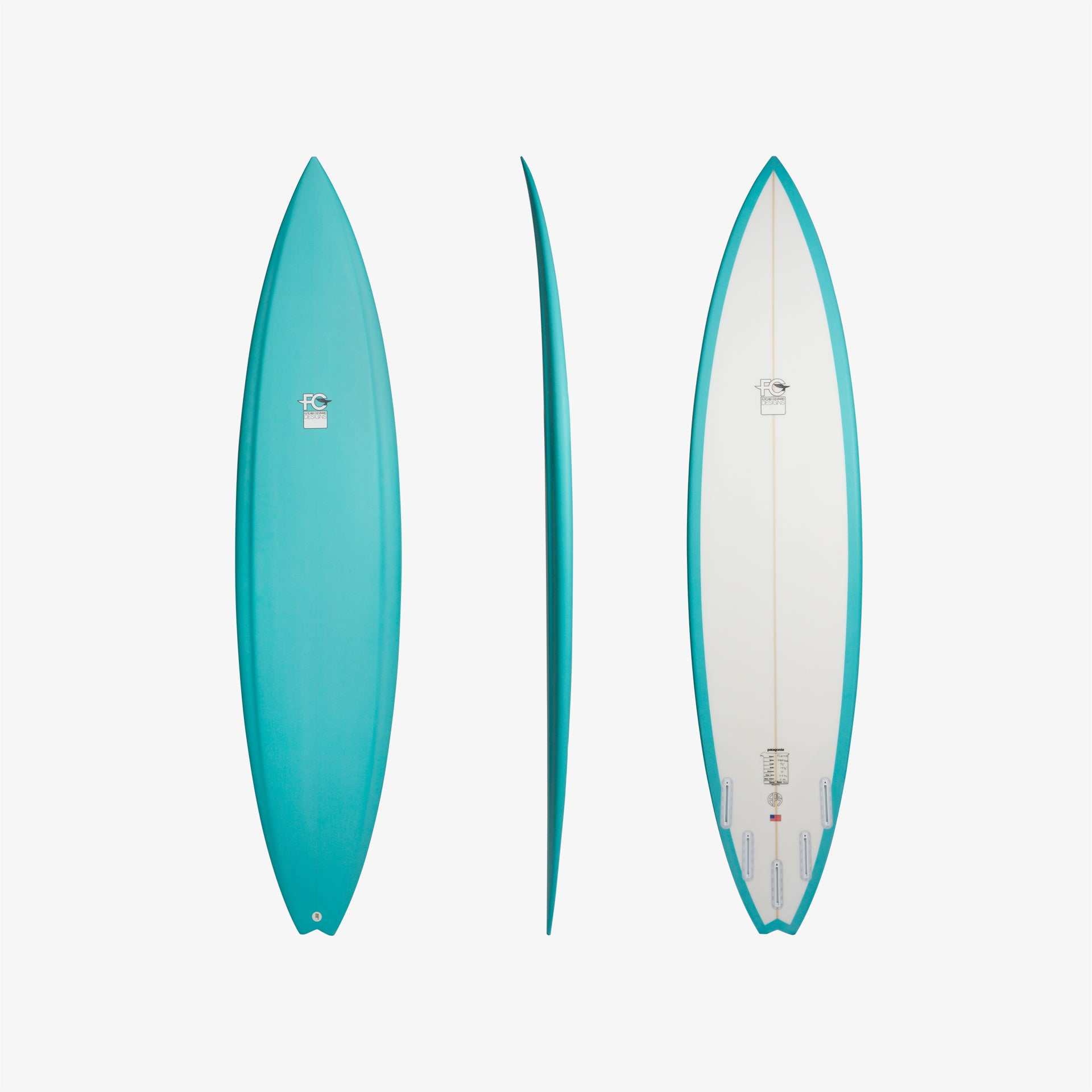 FCD Surfboards FCD Step Deck Gun (Tint 1 Side) Blue